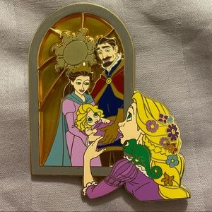 Tangled fantasy pin